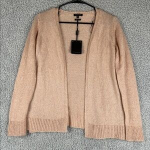 NWT Beautiful!! Massimo Dutti Open Front  Cardigan With Small Sequins, Size XS